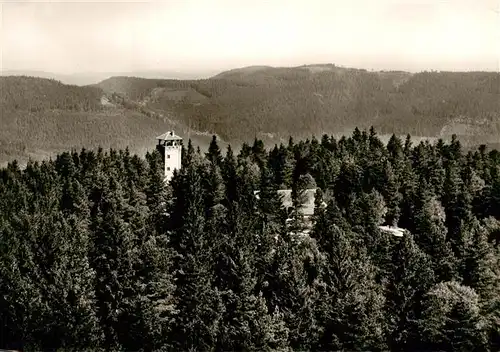 AK / Ansichtskarte  Loffenau_Bad_Herrenalb Hoehengasthaus Teufelsmuehle Aussichtsturm Schwarzwald