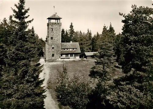 AK / Ansichtskarte  Loffenau_Bad_Herrenalb Hoehengasthaus Teufelsmuehle Aussichtsturm Schwarzwald