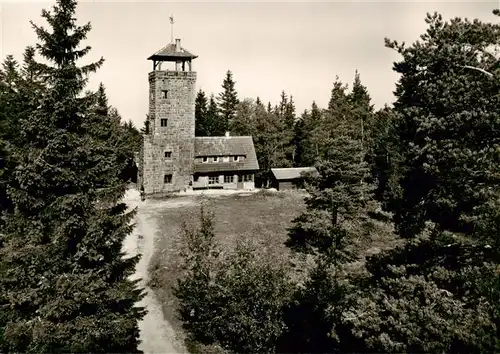 AK / Ansichtskarte  Loffenau_Bad_Herrenalb Hoehengasthaus Teufelsmuehle Aussichtsturm Schwarzwald