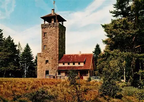 AK / Ansichtskarte 73947119 Loffenau_Bad_Herrenalb Hoehengasthaus Teufelsmuehle Aussichtsturm