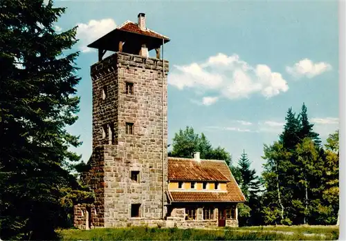 AK / Ansichtskarte  Loffenau_Bad_Herrenalb Hoehengasthaus Teufelsmuehle Aussichtsturm