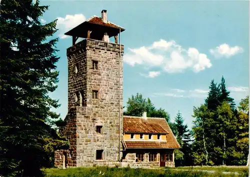 AK / Ansichtskarte  Loffenau_Bad_Herrenalb Hoehengasthaus Teufelsmuehle Aussichtsturm