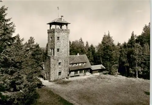 AK / Ansichtskarte  Loffenau_Bad_Herrenalb Hoehengasthaus Teufelsmuehle Aussichtsturm