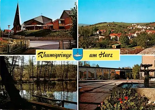 AK / Ansichtskarte  Rhumspringe Teilansichten Erholungsort Brunnen Rhumquelle