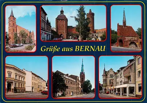 AK / Ansichtskarte 73947188 Bernau_Berlin_Mark Kirchen Ortsansichten