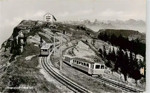 AK / Ansichtskarte  Zahnradbahn_Rack_Railway-- Rigi-Kulm 