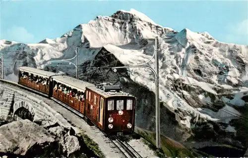 AK / Ansichtskarte  Verlag_Photoglob_Zuerich_Nr. 81 Schynige Platte-Bahn Jungfrau 