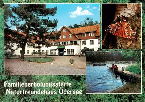 AK / Ansichtskarte  Finowfurt Familienerholungsstaette Naturfreundehaus Udersee