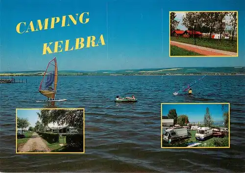 AK / Ansichtskarte 73947339 Kelbra_Kyffhaeuser Erholungsgebiet Talsperre Kelbra Campingplatz