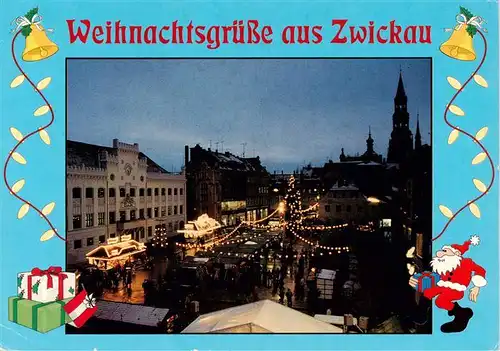 AK / Ansichtskarte 73947349 Zwickau__Sachsen Weihnachtsmarkt