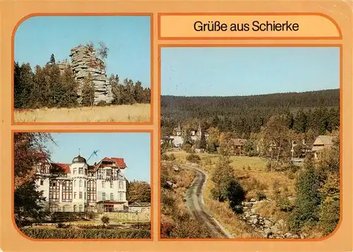 AK / Ansichtskarte 73947367 Schierke_Harz Schnarcherklippen FDGB Erholungsheim Franz Moehring Blick vom Marienweg
