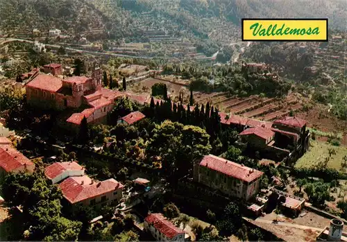 AK / Ansichtskarte  Valldemosa_Valldemossa_Mallorca_ES Fliegeraufnahme