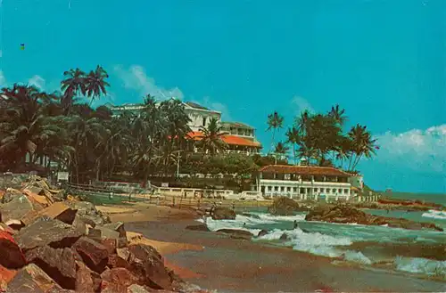 AK / Ansichtskarte  Ceylon__Sri_Lanka Mount Lavinia Hotel and Beach