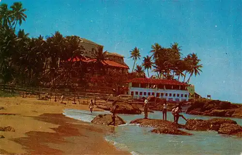 AK / Ansichtskarte  Ceylon__Sri_Lanka Mount Lavinia Hotel and Beach