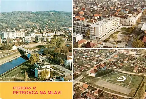 AK / Ansichtskarte 73947495 Petrovac_na_Mlavi_Serbija Fliegeraufnahmen