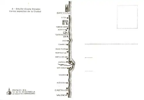 AK / Ansichtskarte  Salou_Tarragona_Costa_Dorada_ES Varios aspectos de la ciudad