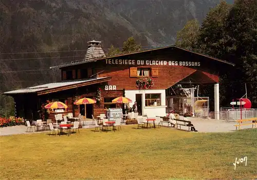 AK / Ansichtskarte  Glacier_des_Bossons_VD Telesiège du Glacier des Bossons Bar
