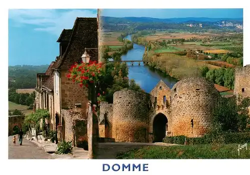 AK / Ansichtskarte  Domme_24_Dordogne Vue panoramique Collection Couleurs et Lumière de France