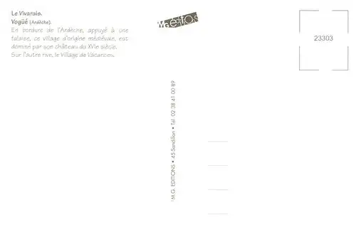 AK / Ansichtskarte  Vogue_07_Ardeche Panorama Cité en bordure de l'Ardeche