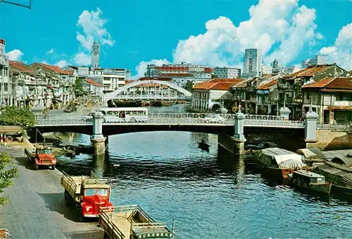 AK / Ansichtskarte  Singapore Singapore River