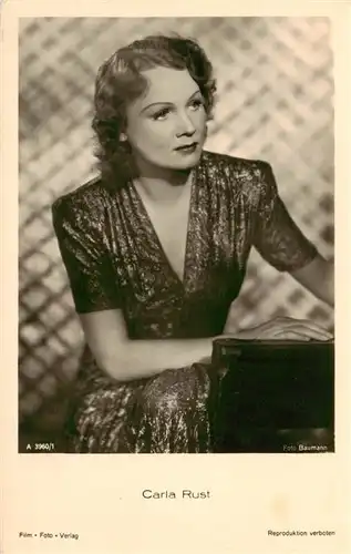 AK / Ansichtskarte  Foto_Baumann_Nr. A 3960/1 Carla Rust