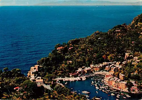 AK / Ansichtskarte  Portofino_Liguria_IT Fliegeraufnahme Golfo Tigullio