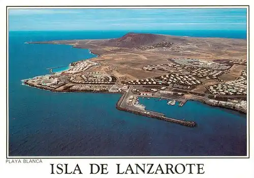AK / Ansichtskarte 73947783 Lanzarote_Kanarische Inseln_ES Playa Blanca Fliegeraufnahme