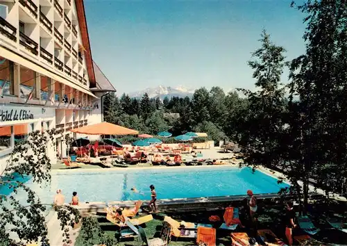 AK / Ansichtskarte  Crans-Montana_VS Hôtel de l'Etrier Piscine