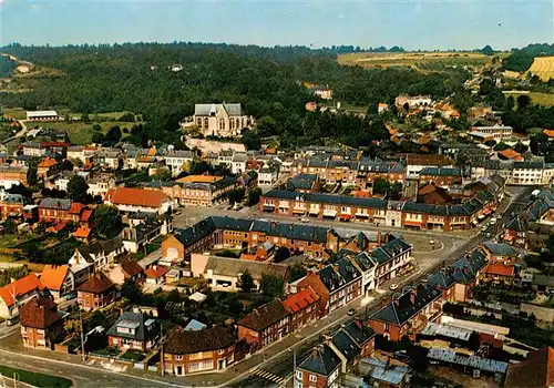 AK / Ansichtskarte  Poix_80_Somme Vue d'ensemble du centre vue aérienne