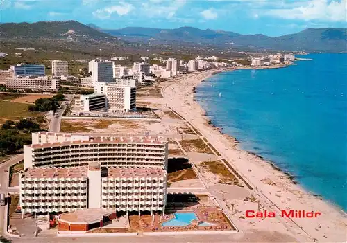 AK / Ansichtskarte  Cala_Millor_Mallorca Kuestenpanorama Strand Hotels