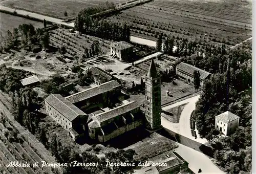 AK / Ansichtskarte  Abbazia_di_Pomposa_Ferrara_Emilia-Romagna_IT Panorama dall aereo