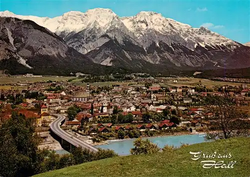 AK / Ansichtskarte 73947900 Hall_Tirol Panorama Blick auf Bettelwurf