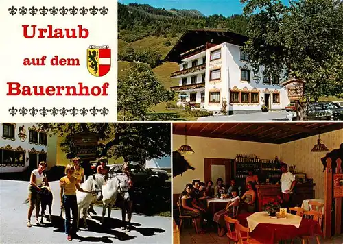 AK / Ansichtskarte  Fusch_Grossglocknerstrasse_AT Urlaub auf dem Bauernhof Pension Hollaus Ponyhof