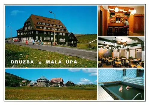 AK / Ansichtskarte 73947925 Mala_Upa_Kleinaupa_CZ Penzion Druzba Krkonose Berghotel Riesengebirge