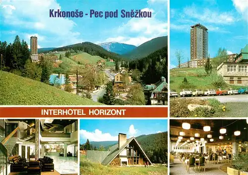 AK / Ansichtskarte 73947926 Pec_pod_Snezkou_CZ Teilansichten Berghotel Restaurant Riesengebirge