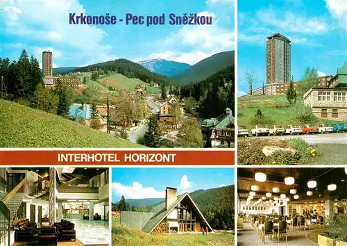 AK / Ansichtskarte  Pec_pod_Snezkou_CZ Teilansichten Berghotel Restaurant Riesengebirge