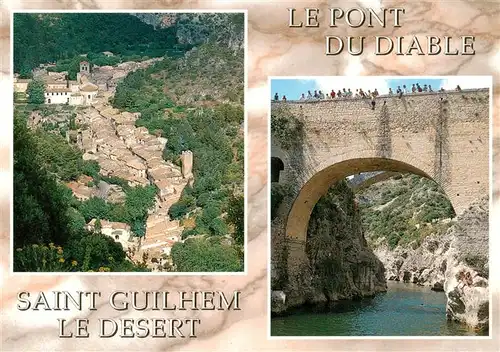 AK / Ansichtskarte  Saint-Guilhem-le-Desert Pont du Diable