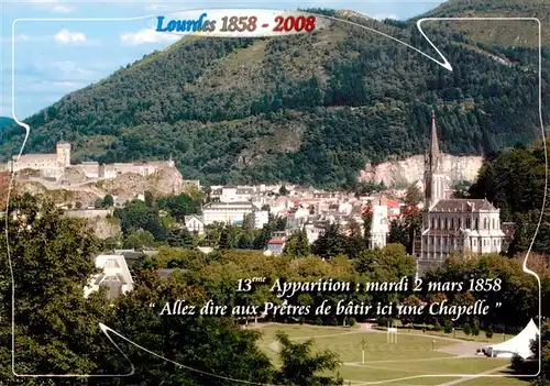 AK / Ansichtskarte  Lourdes_65 Panorama Monastère des Dominicaines