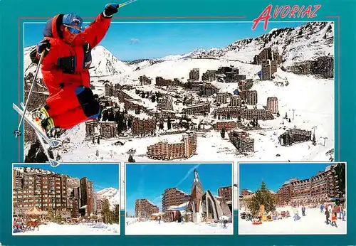 AK / Ansichtskarte  Avoriaz Station des Portes du Soleil Winterpanorama Wintersportplatz Alpen Skifahrer