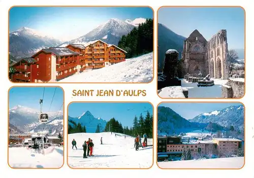 AK / Ansichtskarte  Saint-Jean-d_Aulps Winterimpressionen Wintersportplatz Alpen