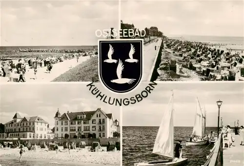 AK / Ansichtskarte  Kuehlungsborn_Ostseebad Strandpartien Promenade