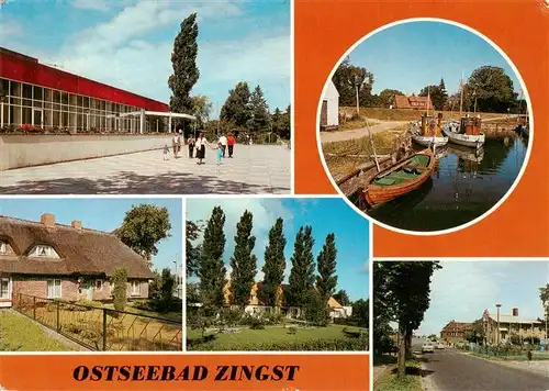 AK / Ansichtskarte 73948064 Zingst_Ostseebad FDGB Erholungsheim Stoertebeker Hafen Friedensstrasse Urlauberdorf West Strasse zum Strand