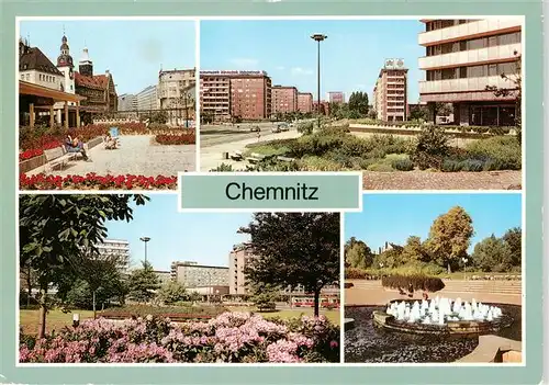 AK / Ansichtskarte 73948069 Chemnitz Rosenhof Karl Marx Allee Strasse der Nationen Park der Jugend
