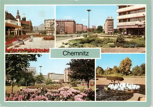 AK / Ansichtskarte  Chemnitz Rosenhof Karl Marx Allee Strasse der Nationen Park der Jugend