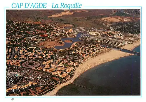 AK / Ansichtskarte  Cap-d_Agde Plage de la Roquille Centre naturiste vue aérienne