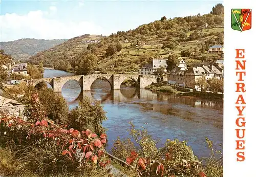 AK / Ansichtskarte  Entraygues-sur-Truyere Pont gothique sur la Truyère