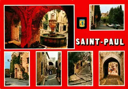 AK / Ansichtskarte  Saint-Paul-de-Vence_06_Alpes-Maritimes Souvenirs de la ville Vues d'ensemble vieille ville