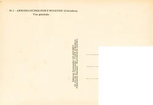 AK / Ansichtskarte  Arromanches-les-Bains_14_Calvados Vue générale et aérienne