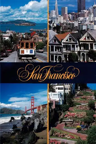 AK / Ansichtskarte  San_Francisco_California_USA Highlights of the city