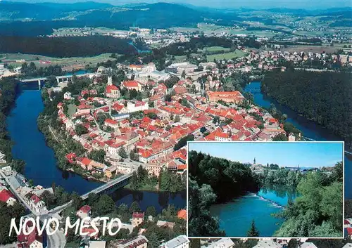 AK / Ansichtskarte  Novo_Mesto Fliegeraufnahme